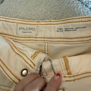 Pilcro Cream Jeans